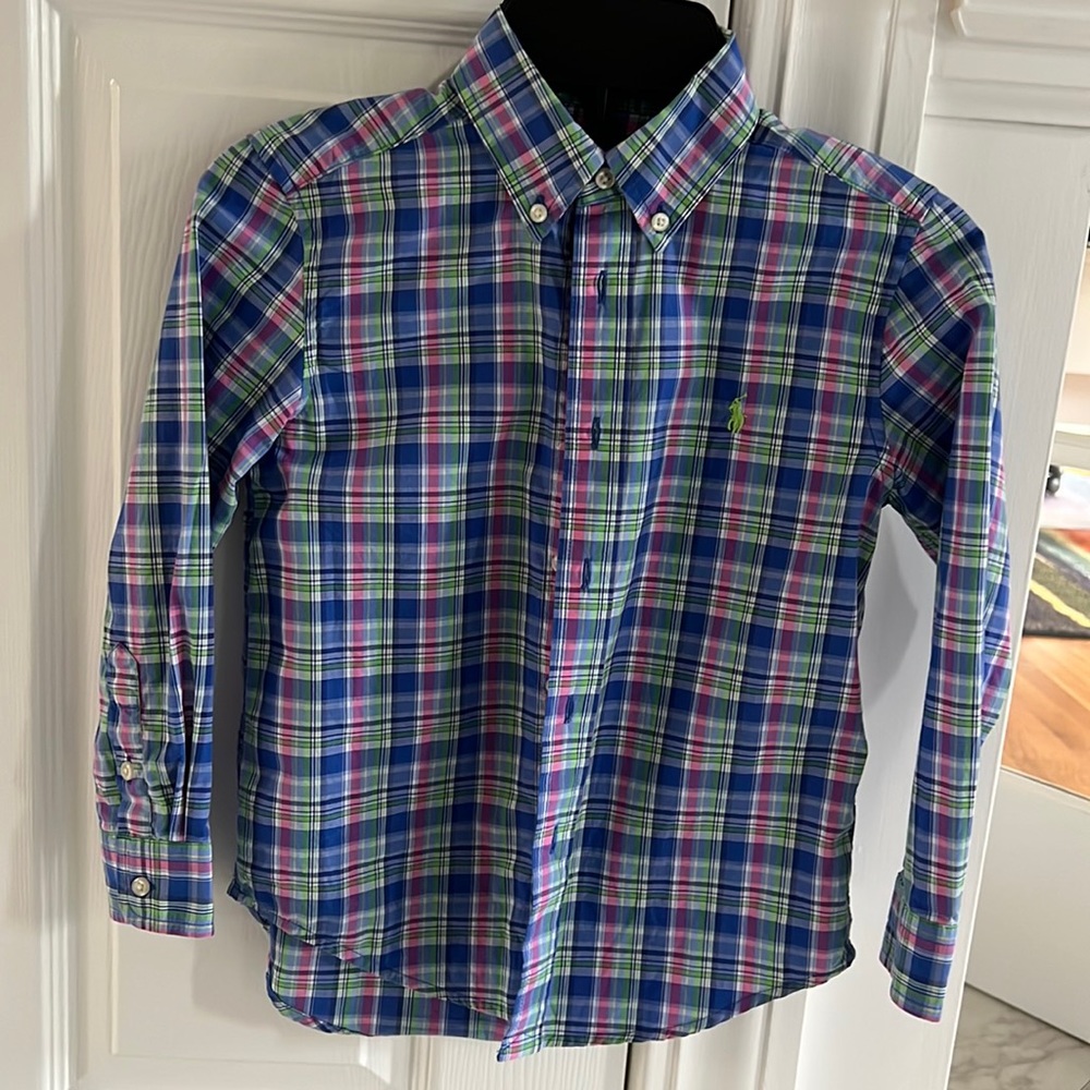 Ralph Lauren boys size 5 button down shirt